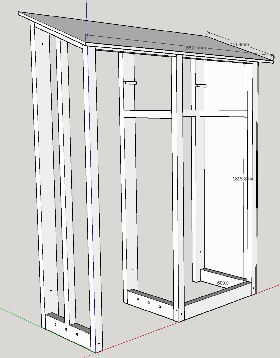 SketchUp plan for approval